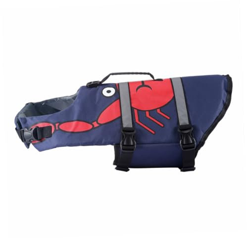 COLLBATH Welpen-schwimmweste Reflektierende Haustierjacke Atmungsaktiv Schnellverschluss