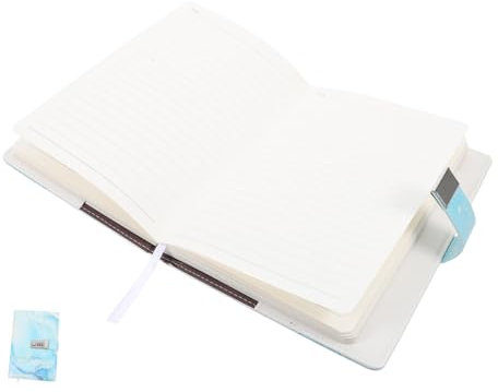 SEWACC A5 Diary Notebook Lock, Locking Journal for Adults and Women, Password-protected Notebook for Personal and Office Use, Sky Blue Cover