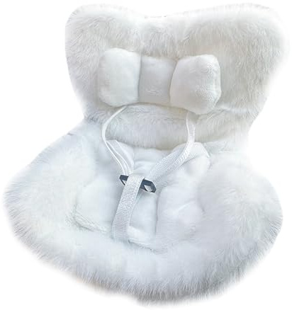hindraem Seggiolino per auto per bambole Labubu Labubu Doll Sicuro e accogliente sulla strada Peluche Ha il sedile Labubu Popmart Accessori Labubu Seggiolino per auto Labubu, C