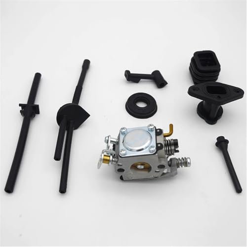 Pezzi di ricambio per motoseghe per uso in giardino, carburatore, linea olio combustibile compatibile con motosega 2500 25cc