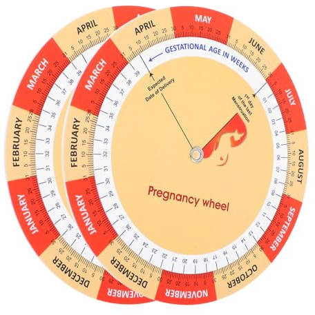 Healvian 2 calculadoras de fecha de rueda de embarazo y tabla de desarrollo fetal (idioma español no garantizado) (idioma español no garantizado)