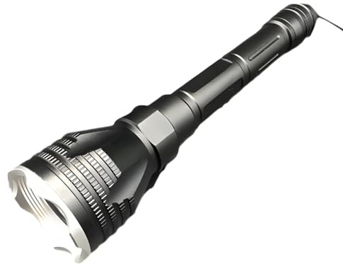 Texvora Lampe torche LED puissante pour plongée sous-marine, 800 lumens, étanche, 3 modes d'éclairage, construction robuste en aluminium