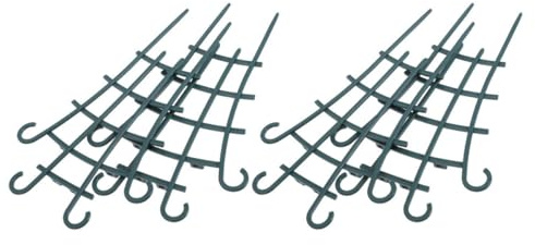 CLISPEED 4 Supports pour Plantes Grimpantes en Plastique Treillis de Jardin pour Pots Piquet de Support Polyvalent pour Plantes Grimpantes Balcon et Jardin Réutilisable et Solide Lot