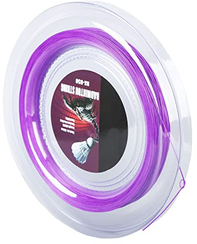 ERYUE Corda per Racchetta da Badminton in Nylon Elastico Durevole per Allenamento e Sostituzione Corda da Badminton 200 M Giocatori Avanzati e Allenamento di Squadra (#3)