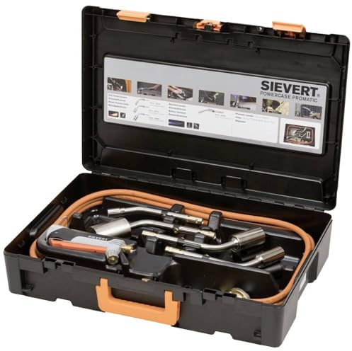 SIEVERT Schrumpfbrenner Torch Set 9-tlg. Propan Metall