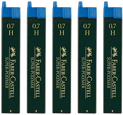 Faber-Castell SUPER-Polymer Feinminen (5 Dosen, 0,7 H)