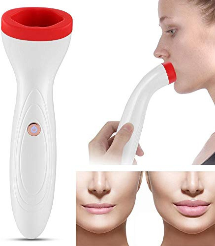Lip Plumper Elettrico Automatico per Labbra – Strumento di Bellezza Non Invasivo per Effetto Volumizzante Istantaneo, Ricaricabile USB, Design Ergonomico, Colore