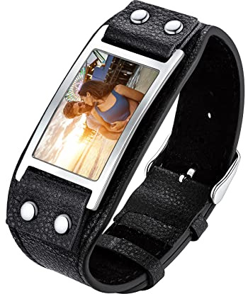 Bestyle personalisiertes Lederarmband Herren mit Magnet Verschluss Leder Armschmuck Accessoire