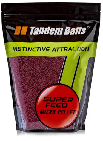 Tandem Baits SuperFeed Micro Pellet Carp Pellets | Carp Fishing Pellet | Carp Fishing Bait | Carp Bait | Carp Fishing Accessories for Monster Fish 2/6 mm 1 kg