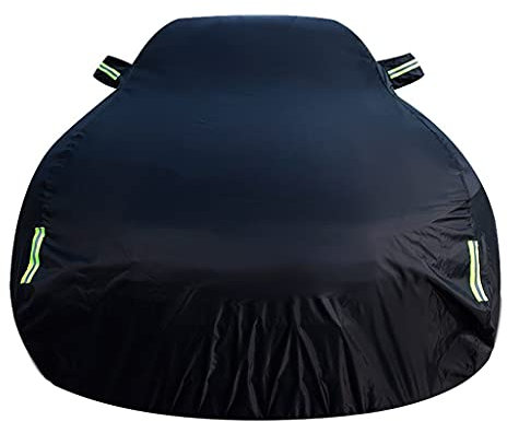 Harlotine Auto Abdeckplane Kompatibel mit Dodge Challenger R/T 2008-2023 Wasserdicht Auto Abdeckung Wetterfeste Autoabdeckung Atmungsaktiv Vollgarage Autoplane mit Winddichten Gurten