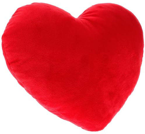 Kichvoe Herzkissen Liebeskissen Für Valentinstagsgeschenke 30 cm Große Rote Herzförmige Kissen Liebeskokette Raumdekoration Dekokissen Für Hochzeitsgeschenke Schlafzimmer Wohnzimmer Sofa