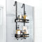 Etagere Douche à Suspendre, Etagere Salle de Bain Rangement et Organisation de la Salle de Bain, Etagere Douche sans Percage Rangement Douche, Rangement Salle de Bain Accessoire Acier Inoxydable Noir
