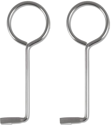 2 Stück Dietrich Set,Dietrich,Buntbartschlüssel,Lockpick,Dietrich Set Profi,Aus Edelstahl Dietrich,Universalschlüssel für Zimmertüren,Schlüsseldienst Türöffner Schlüssel,für Bunt-Bart-Schloss Öffner