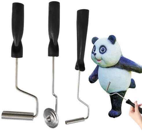 Aluminum Alloy Paint Roller, Fiberglass Bubble Paddle Tool, Bathtub Repair Roller, Boat Repair Fiberglass Tools, Fiberglass Resin Roller, Mold Resin Composite Roller, Fiberglass Paddle Tool