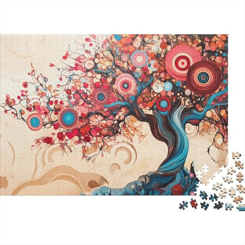 Albero della Vita Puzzle Impossibili 1000Pcs Decorazione Per La Casa. Rilassamento E Intelligence Per Adulti E Bambini Da 12 Anni 1000pcs (75x50cm)