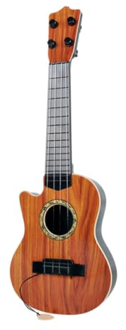 POPETPOP Chitarra Giocattolo Per Ragazzo Ragazza Strumento Corda Educativo Simulazione in Plastica Ukulele Giocattolo Per Apprendimento Precoce