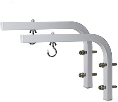 90 Degrees Bracket Projection Screen Hanger Adjustable Ceiling Mount For HD Projector Screens L Shape Hook Holder