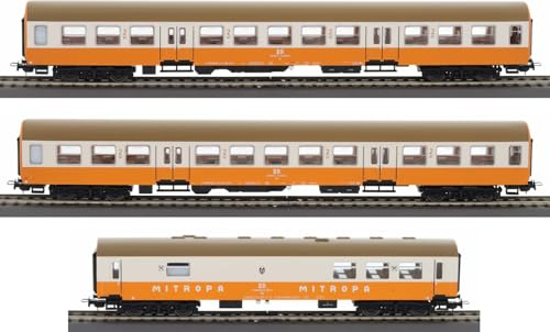 Tillig 70061 H0 3er Set Personenwagen 'Museums-Städteexpress', Erfurter Bahnservice