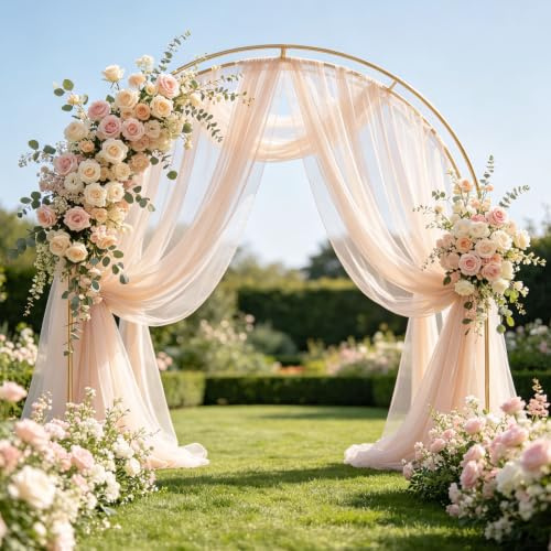 Tüllstoff 6m x 160cm, Soft Tüllstoff Tüll Stoffe Zum Dekorieren | Tüll Tüllrock Tischläufer Tüllstoff zum Nähen für Bühnendekoration Vorhang Hochzeitsbogen Party Geschenke Basteln