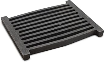 Grillrostprofi - Feuerrost Kohlerost Ascherost Kaminrost 26 x 22 cm, das Original aus massivem Gusseisen.