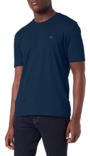FYNCH-Hatton Herren T-Shirt, Basic T-Shirt, per Pack Blau (Midnight 672), XX-Large (Herstellergröße: XXL)
