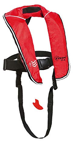 Eyson Inflatable Life Jacket Inflatable Life Vest for Child Classic Automatic (Red)