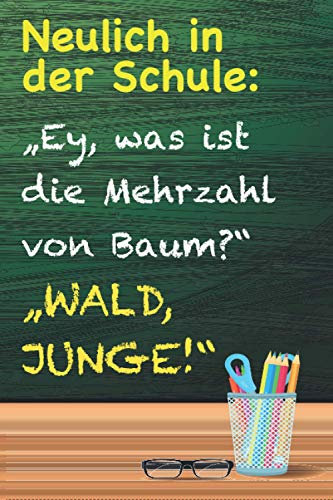 Neulich in der Schule: XXL Notizbuch 6:9 - 150 karierte Seiten - für Notizen, Zeichnungen, Skizzen, Hausaufgaben uvm. - lustiger Spruch für die Schule ... - für Erwachsene, Studenten, Lehrer & Schüler