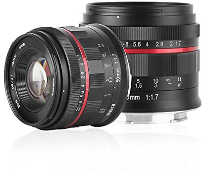 Meike Objectif de mise au point manuelle grand format F1.7 50 mm pour appareil photo sans miroir Panasonic Lumix Sigma Leica L-Mount tels que S1, S1R, S1H, S5, FP..