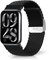 MiRowy Correa Elástica Deportiva para Xiaomi Smart Band 9 Pro/8 Pro/Redmi Watch 4 - Trenzada de Nailon, Negro