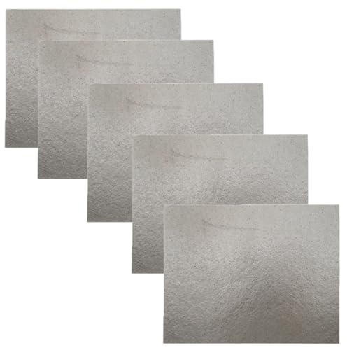 ieron 5 piezas de repuesto para placa de mica para horno microondas, cubierta de guía de ondas, lámina de mica universal cortada a medida, 15 x 12 cm