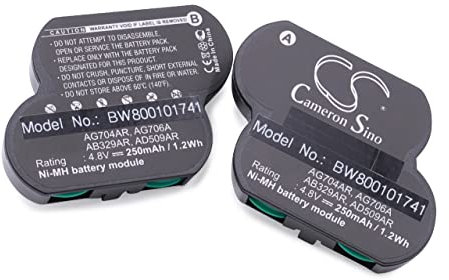 vhbw Akku Ersatz für Compaq 124992R-B21, 154314-B21, 154315-B21m, 158939-291, 158939-B21 für Raid-Controller (250 mAh, 4,8 V, NiMH)