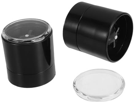 HOLIDYOYO 2pcs Stainless Steel Mill Lid Grinder Top Covers Salt Pepper Grinder Caps Kitchen Salt Pepper Mill Replacement Accessories