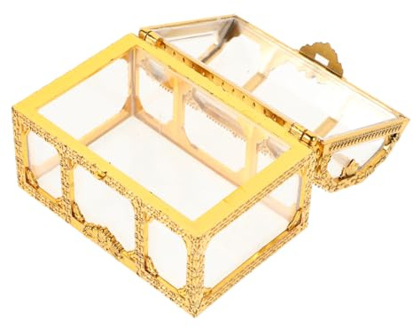 LRXIYODE Vintage Schatzkiste Für Hochzeitsfeiern Transparente Bonbonbox Für Süßigkeiten Mehrzweck-aufbewahrungsbox Für Gastgeschenk Für Partys Und Geburtstagsfeiern
