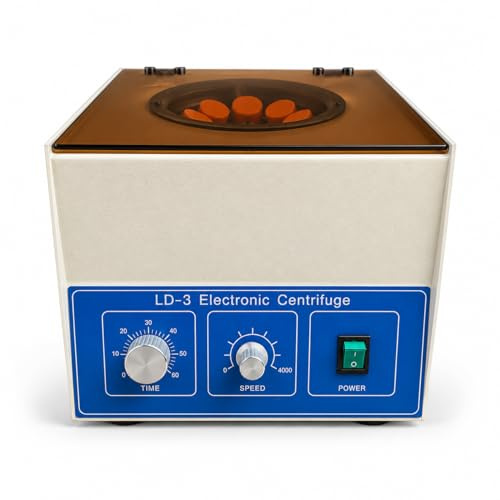 Centrifugeuse à basse vitesse de grande capacité – Centrifugeuse de laboratoire de laboratoire | Unité de bureau électrique avec rotor LD-3 pour une utilisation clinique et de recherche (LD-4 100 ml)