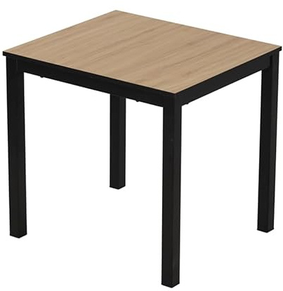 TRISENS Ausziehbarer Esstisch Eiche 80–120 cm – Küchentisch für 4–6 Personen, Holzoptik, Stabil & Modern, Esszimmertisch (Buche)