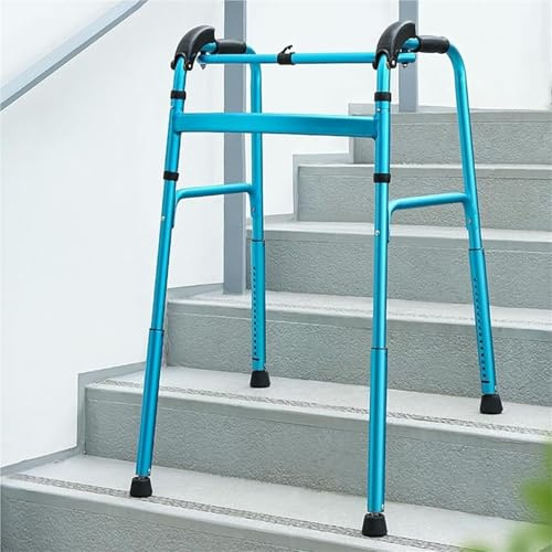 Faltbarer Rollator Für Senioren, Gehwagen Mit Höhenverstellung, Leichtgewicht Aluminiumgehhilfe, Rutschfeste Füße Und Komfortable Rollen
