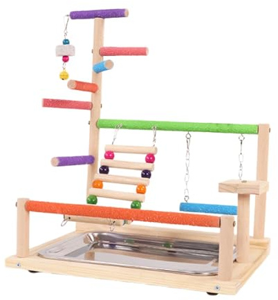 TAIZhiChen Supporto per Pappagalli, Parco Giochi per Pappagalli, Parrocchetti E Piccoli Uccelli