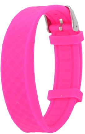 RASTKY Pulsera Fitness Pulsera de Silicona de Muñeca Recargable Roja Fitness Sueño Recordatorio Vibratorio Despertador Calorías Contador de Pasos Actividad con Recarga USB