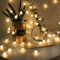 LOHAS-LED Guirnaldas Cadena de Luces LED USB, Decoracion Interior, 5 Metros con 40 Bombillas, Blanco Caliente, Ideal para Fiesta, Dormitorio, Pared, Navidad, Boda