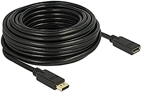 DeLock Verlängerungskabel Displayport 1.2 4K 60Hz 15m schwarz