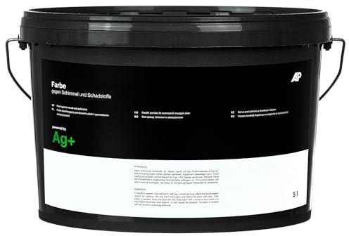 AP Ag+ Farbe gegen Schimmel und Schadstoffe, chlorfreie Anti-Schimmel-Farbe (5 L)