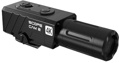 RunCam ScopeCam2 4K Airsoft Camera WiFi Action Camera IP64 Waterproof Paintball APP HD Mini Video Camera with Recording Switch Cable,1400mAh, Outdoor Use(40MM Long Lens)