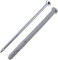 AERZETIX - C65090 - Set di 25 tasselli chiodi/colpire Ø8x120mm + 25 viti a testa fresata Ø5x125mm con flangia - in nylon e metallo - fissaggio in calcestruzzo mattoni materiali pieni perforazione