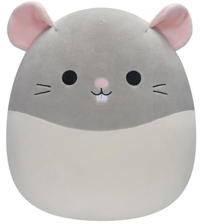 Squishmallows SQCR02403 - Rusty die Ratte 30 cm, offizielles Kelly Toys Plüsch, superweiches Kuscheltier