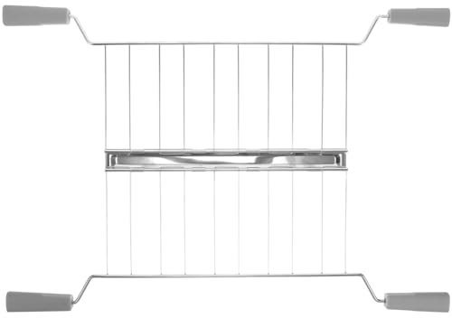 STOBAZA Toaster-Wärmeständer Edelstahl-Grillplatten-Wärmeständer Sandwich-Ständer Brot-Toast-Ständer Brotlaib-Scheibenhalter Für Die Küche Zu Hause Grau 2