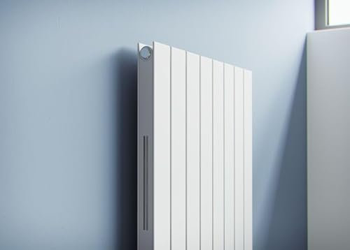 Ximax Raumheizkörper P1 Duplex Slimline Deluxe Mittenanschluss Weiß RAL 9003 - mit vertikalen Paneelprofilen überzeugt durch schmaler Tiefe und seitlichen Abdeckungen (1800 mm x 295 mm)
