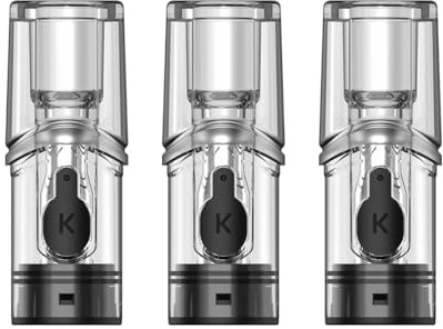 KIWI Spark, 3 Pod ricaricabili per sigaretta elettronica KIWI Spark, 2.0 ml, no E-liquid (Coil: 1.2 ohm)