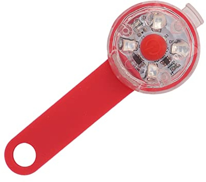 Hundhalsband Ljus, USB Uppladdningsbar Hundsäkerhetsljus IPX7 Vattentät 3 Ljuslägen Hundlampor för Nattpromenader, LED Dog Light Pendel för Pet Bag Bike Nattvandring Camping (röd)