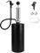 128 Oz Mini Keg Growler with Beer Tap System, 3.6L Keg Tap Pump Pressurized Hand Pump Draft Beer Dispenser for Homebrewing Picnic Parties