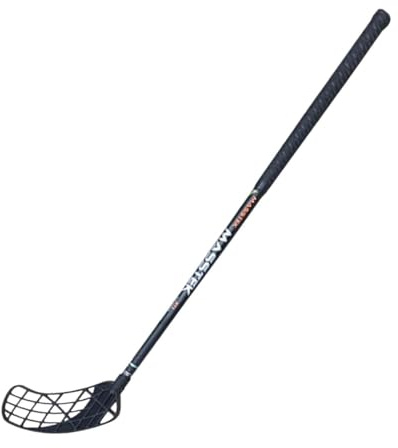 Oshhni Floorball Stick Indoor Hockey Stick Equipo de Entrenamiento para Deportes al Aire Libre en Interiores, Mano Izquierda Negra